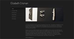 Desktop Screenshot of elizabethcrisman.com